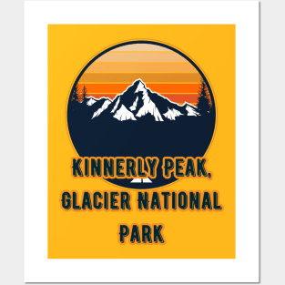 Kinnerly Peak, Glacier National Park Posters and Art